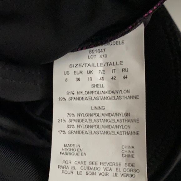 REEBOK Women’s One Piece Swimsuit Size 10 - Picture 8 of 8